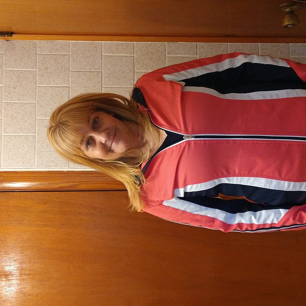 SJB active this coat is seriously adorable it's like a melon color